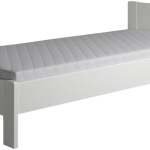 Krone seng med 1 gavl som enkelt og dobbeltseng bredde fra 70-180 cm og længde fra 190-210 cm. 70 cm Hvid 190 cm