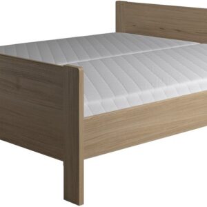 Krone seng med 2 gavle som enkelt og dobbeltseng bredde fra 70-180 cm og længde fra 190-210 cm. 180 cm Egefiner 210 cm