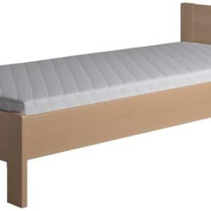 Krone seng med 1 gavl som enkelt og dobbeltseng bredde fra 70-180 cm og længde fra 190-210 cm. 70 cm Bøgefiner 190 cm